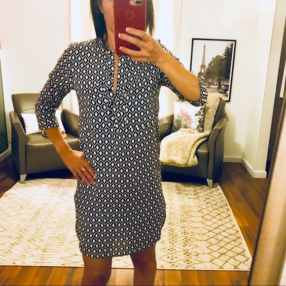 H&M Dresses & Skirts - H&M Black and white Shirtdress Size 2